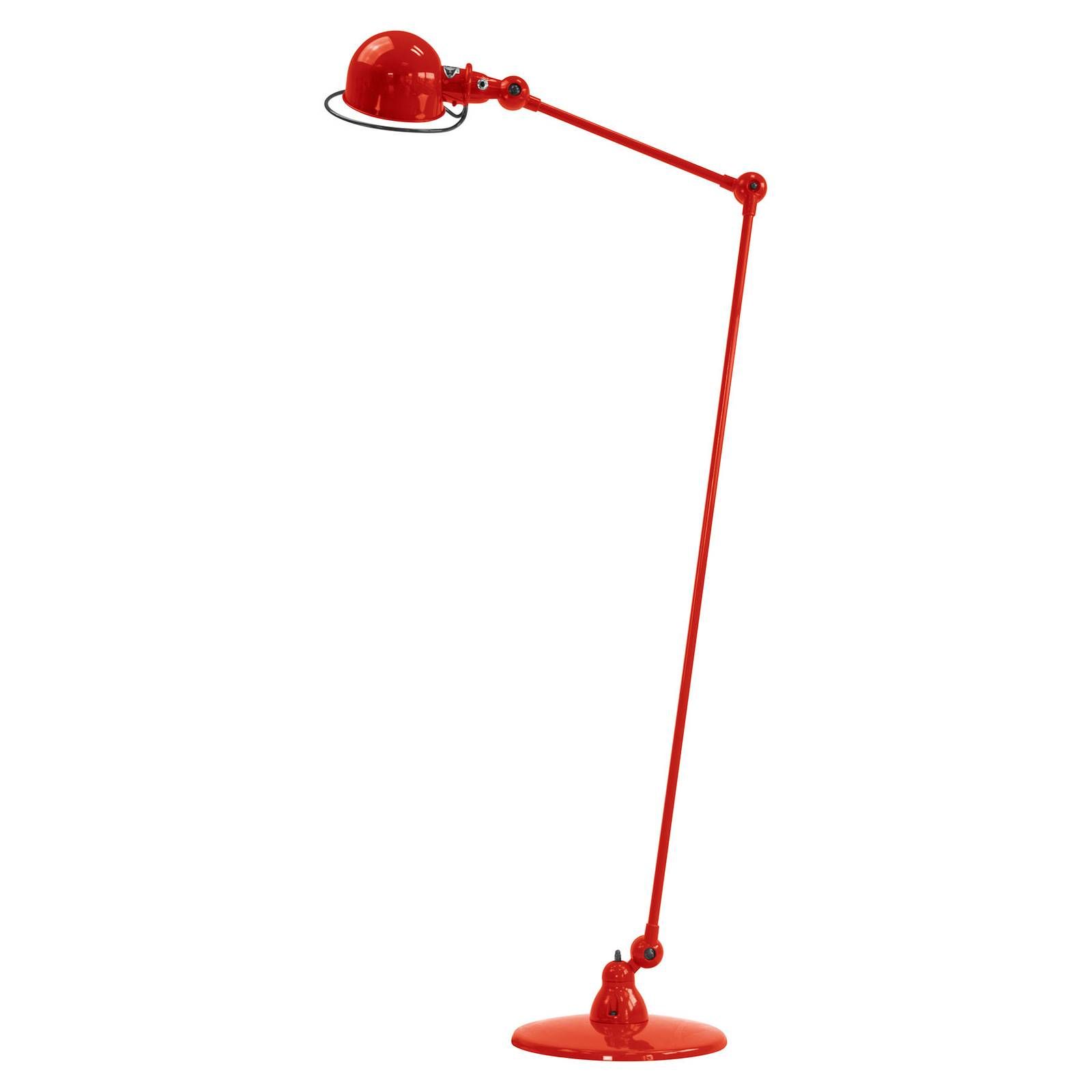 Jieldé Loft D1240 lampa kĺbové rameno červená, Obývacia izba / jedáleň, hliník, oceľ, E27, 60W, K: 160cm