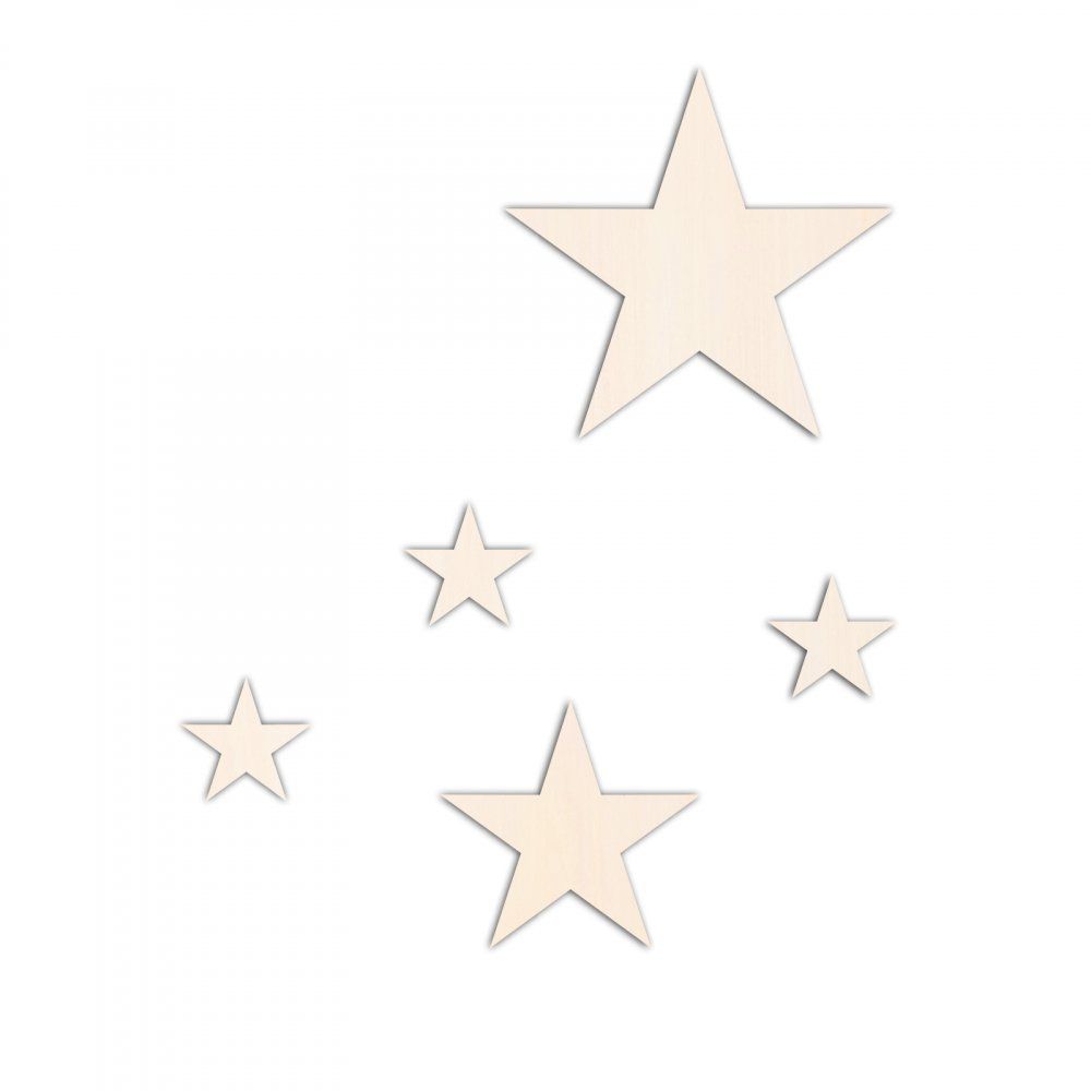 Pieris design Drevené hvězdičky