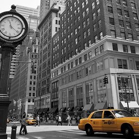 Tower Clock on 5th Avenue New York - fototapeta FS0030