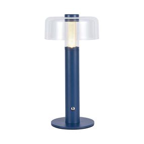 LED Stmievateľná dobíjacia stolná lampa LED/1W/5V 3000K 1800 mAh modrá