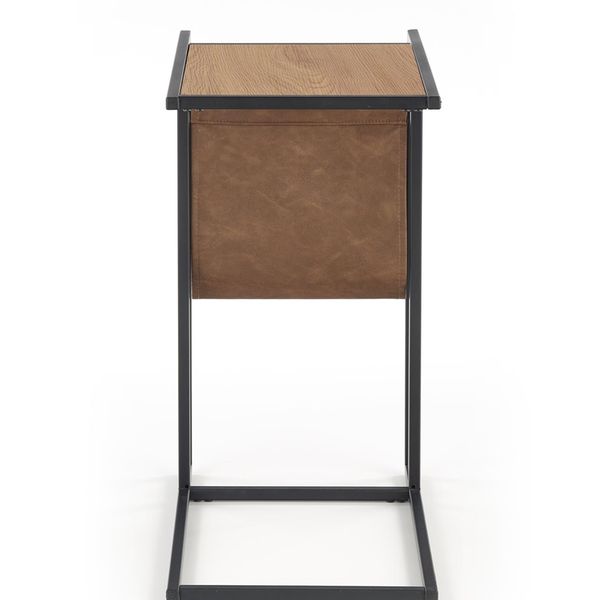 Príručný stolík Compact - dub zlatý / čierna