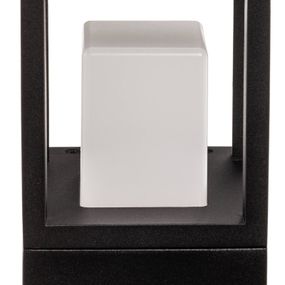 Lucande Rumina vonkajšie svetlo LED v čiernej, hliník, akryl, 10.8W, L: 10 cm, K: 16.5cm