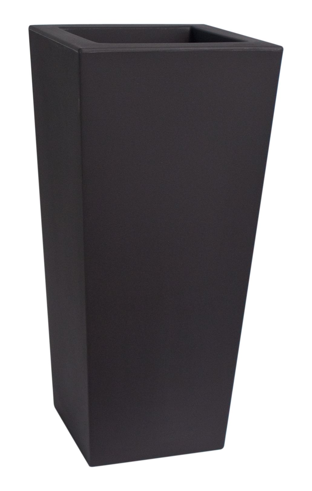 Plust - Dizajnový kvetináč KIAM, 35 x 35 cm - čierny