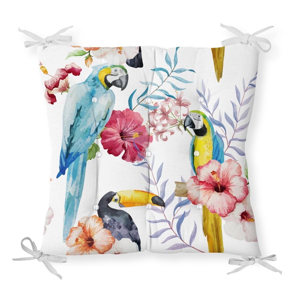 Sedák s prímesou bavlny Minimalist Cushion Covers Jungle Birds, 40 x 40 cm