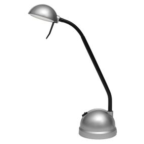 Stolová LED lampa 8W strieborná