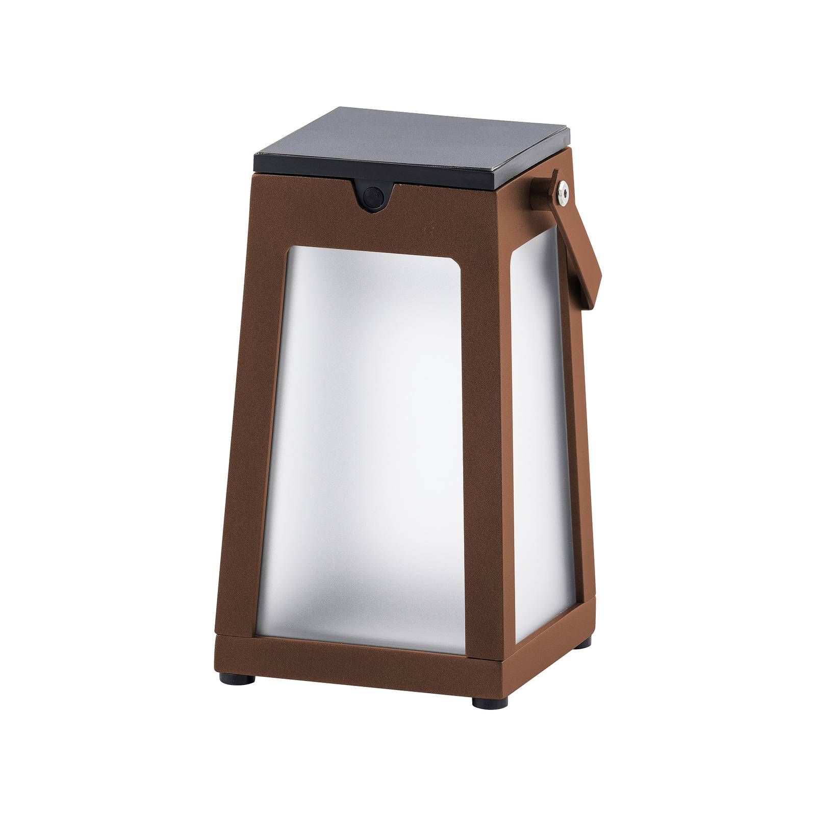 Les Jardins Solárna LED lucerna Tinka prenosná, corten, hliník, akryl, 2W, P: 15 cm, L: 15 cm, K: 25cm