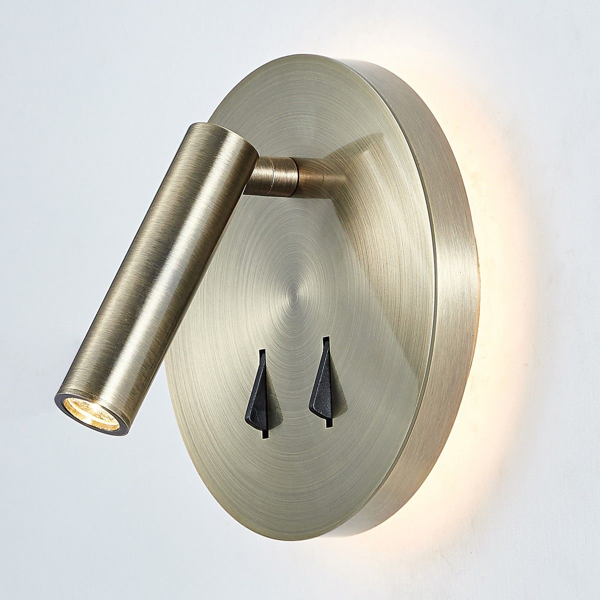 Italux SP.7349-02B-ANT-B LED nástenná lampička Nelly 1X9W | 750l | 3200K | IP20 - antický bronz