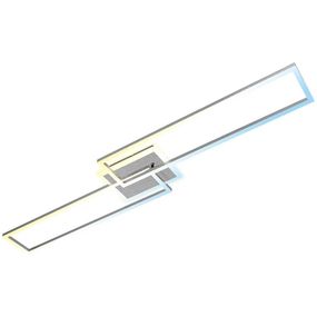 Brilo - LED Stmievateľný prisadený luster FRAME 2xLED/20W/230V Wi-Fi Tuya + DO