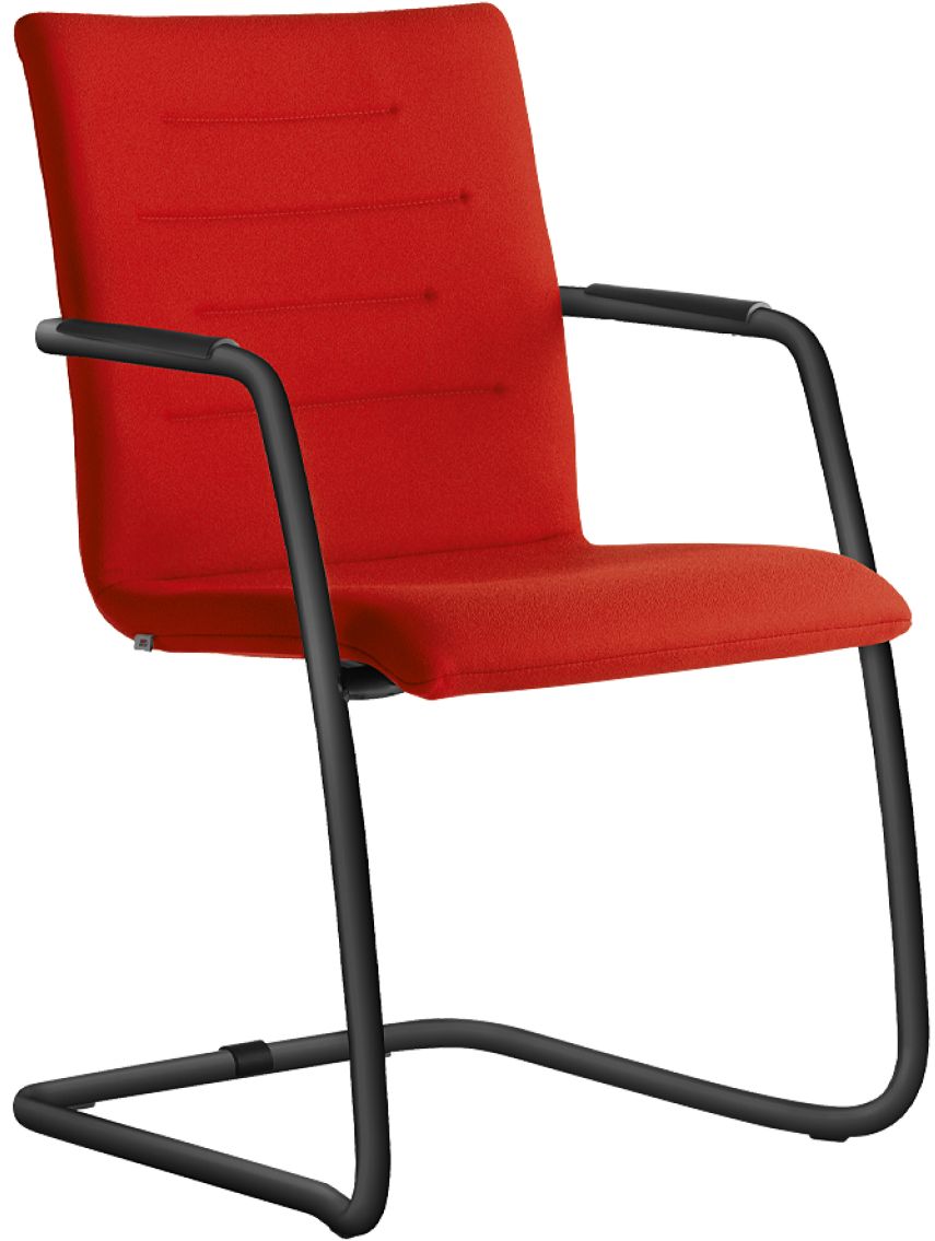 LD SEATING Kancelárska stolička OSLO 225-KZ-N1, kostra čierna