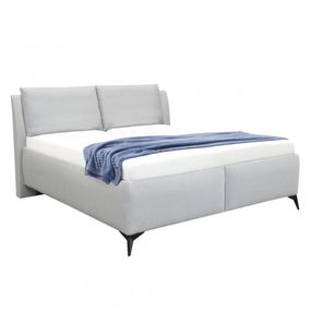 Čalúnená posteľ Tessa 180x200, sivá, bez matraca