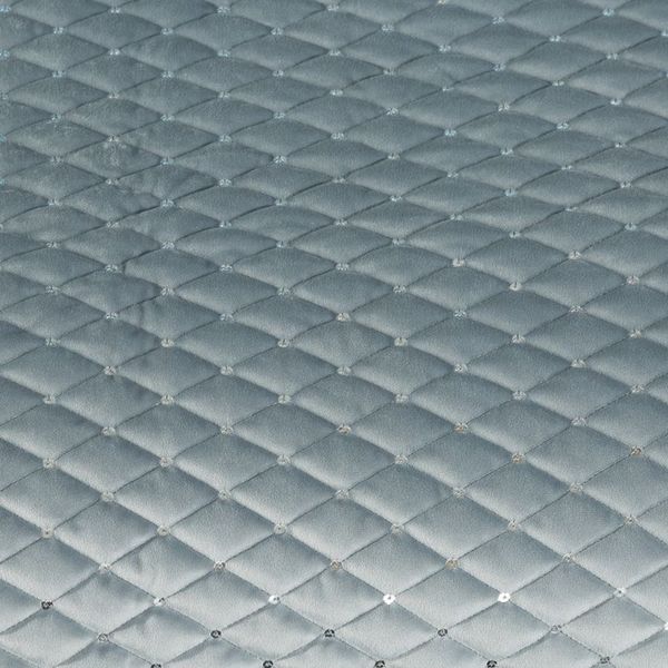 DomTextilu Prešívaný velúrový prehoz na posteľ svetlo modrej farby Šírka: 200 cm | Dĺžka: 220 cm 27681-153308