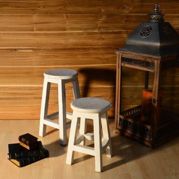 Divero 47296 Dizajnová retro stolička VINTAGE vzhľadu - výška 50 cm