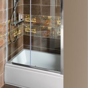 POLYSAN - DEEP sprchové dvere 1400x1650mm, číre sklo MD1416