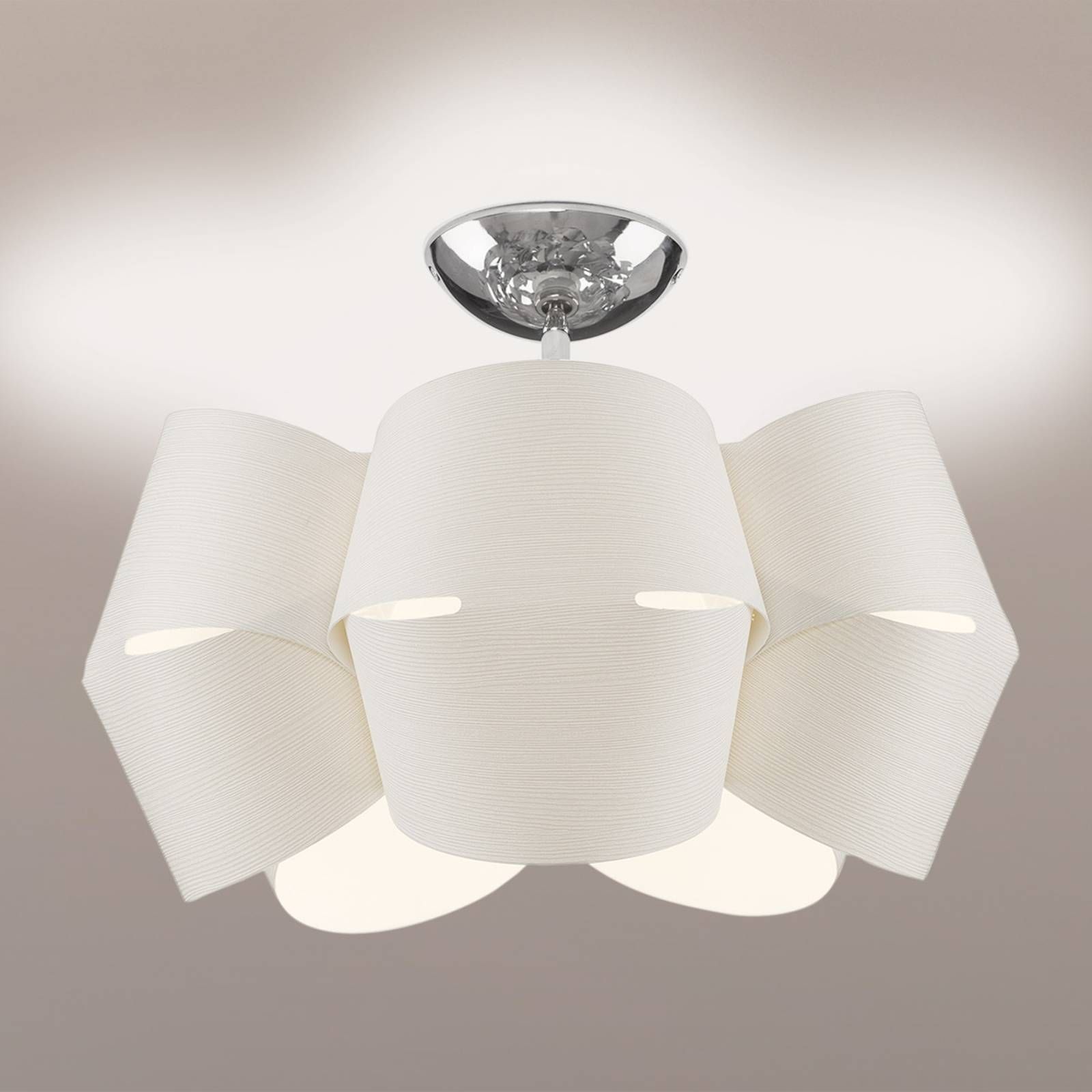 Artempo Italia Stropné svietidlo Sky Mini Alien biele, Obývacia izba / jedáleň, plast, E27, 60W, K: 24cm