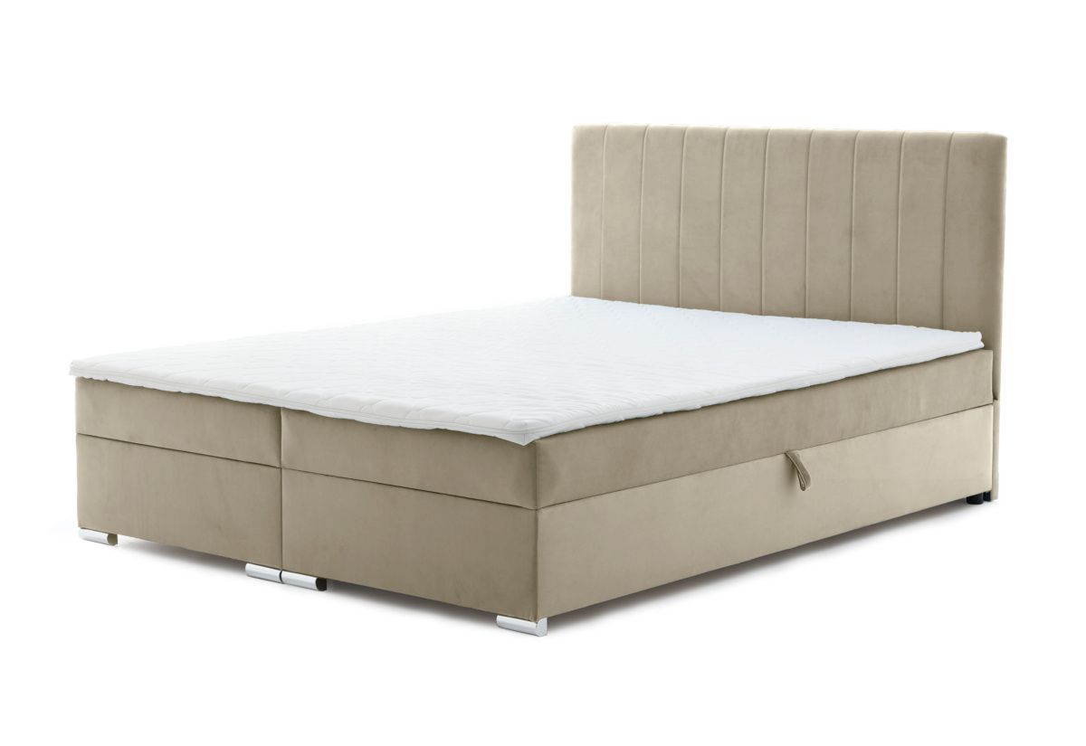 Expedo Čalúnená posteľ boxspring WILDE + topper, 180x200, trinity 02