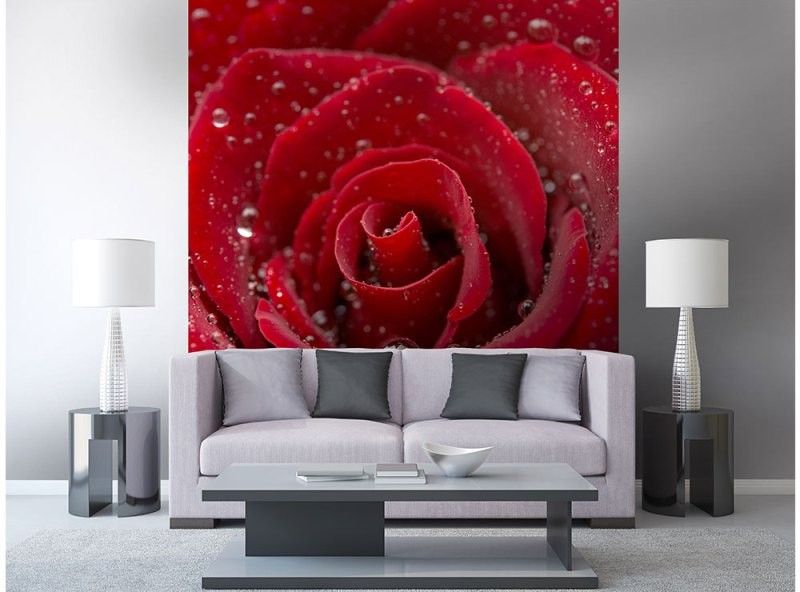 MS-3-0138 Vliesová obrazová fototapeta Red Roses, veľkosť 225 x 250 cm