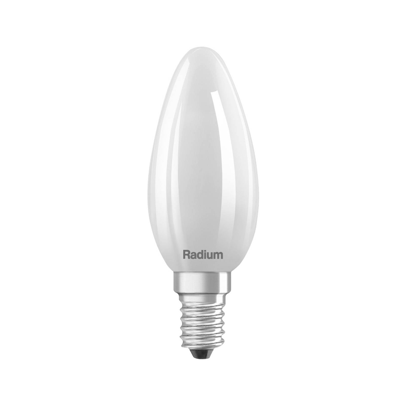 Radium LED sviečka Star E14 4, 8W 470lm stmieva, sklo, kov, plast, E14, 4.8W, Energialuokka: F, P: 9.7 cm