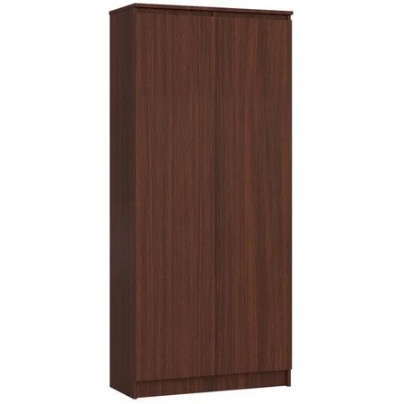 Regál R 80 cm CLP 2 dvierka 8 poličiek wenge