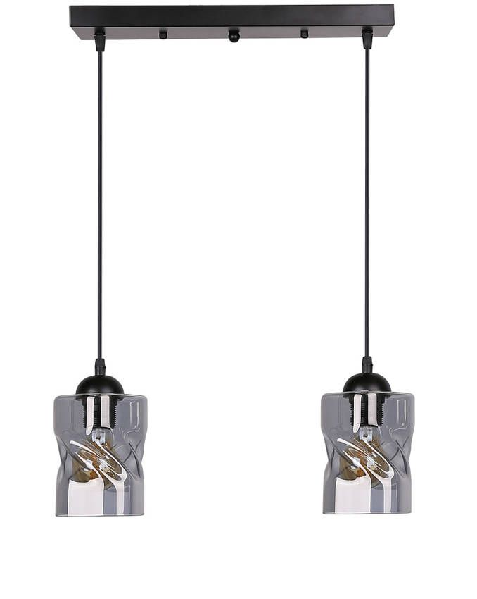 Závesná lampa FELIS 2xE27 Candellux Sivá