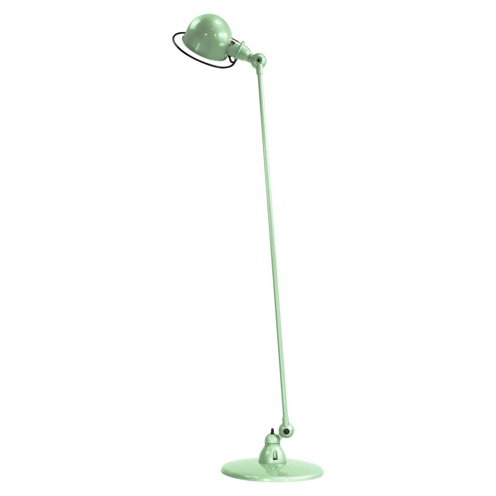 Jieldé Loft D1200 lampa nastaviteľná mätovo zelená, Obývacia izba / jedáleň, hliník, oceľ, E27, 60W, K: 120cm