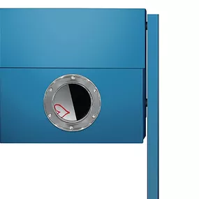 Radius design cologne Schránka na listy RADIUS DESIGN (LETTERMANN XXL STANDING blue 567N) modrá