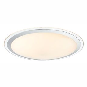 Stropné/nástenné svietidlo LED Optima 41310-80 (biela + satinovaná) (Stmievateľné)