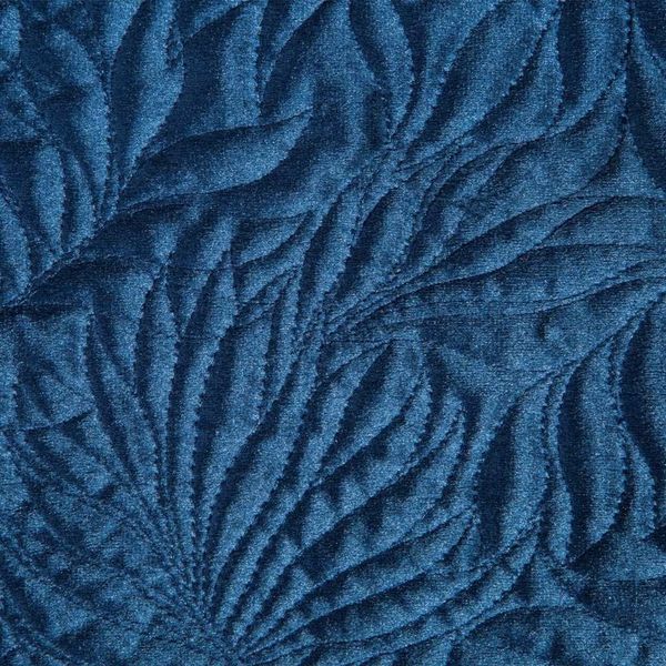 DomTextilu Originálny tmavo modrý prehoz na posteľ s potlačou 220 x 240 cm 21771
