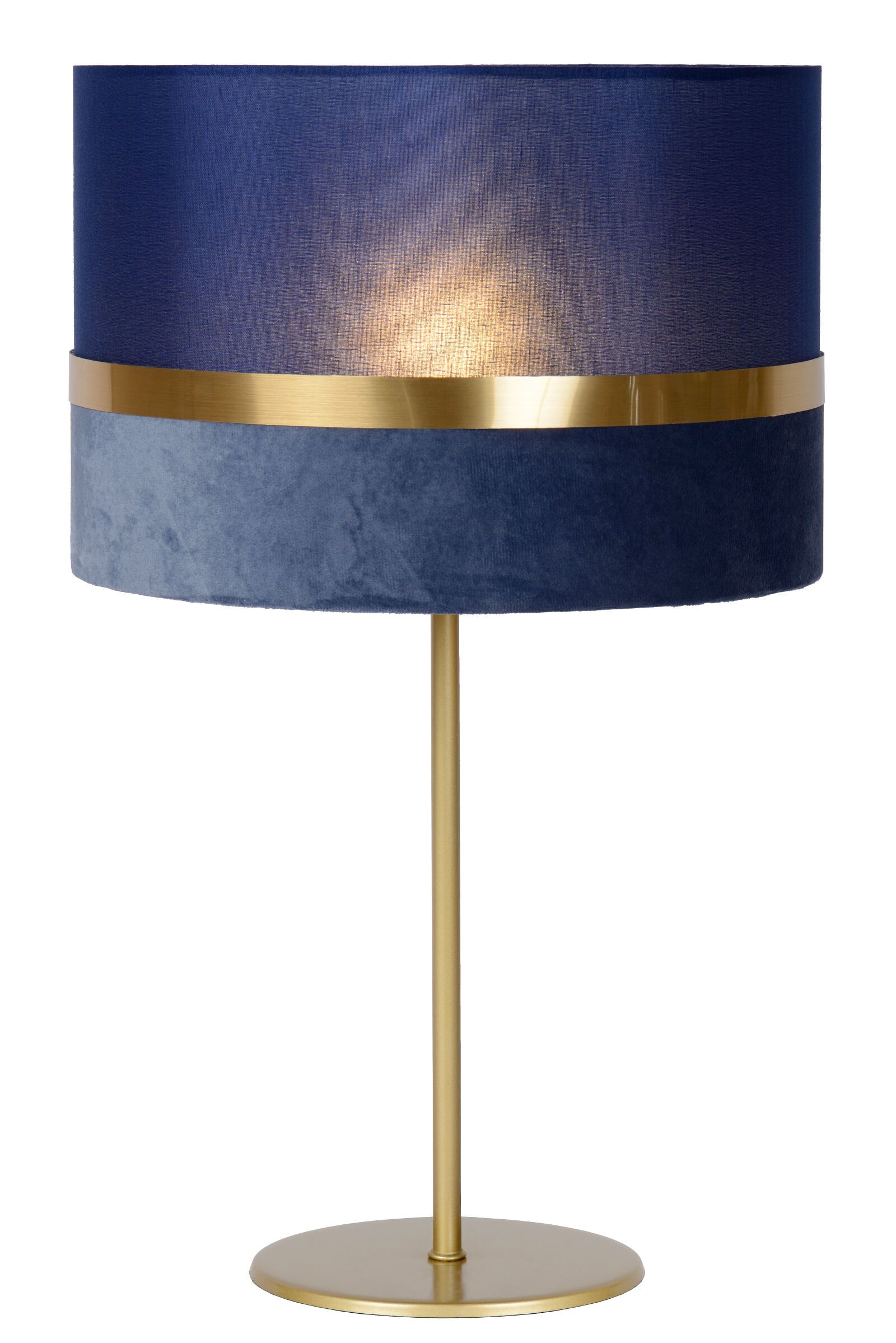 LUCIDE 10509/81/35 EXTRAVAGANZA TUSSE stolná lampa V500mm 1xE14 modrá, zlatá