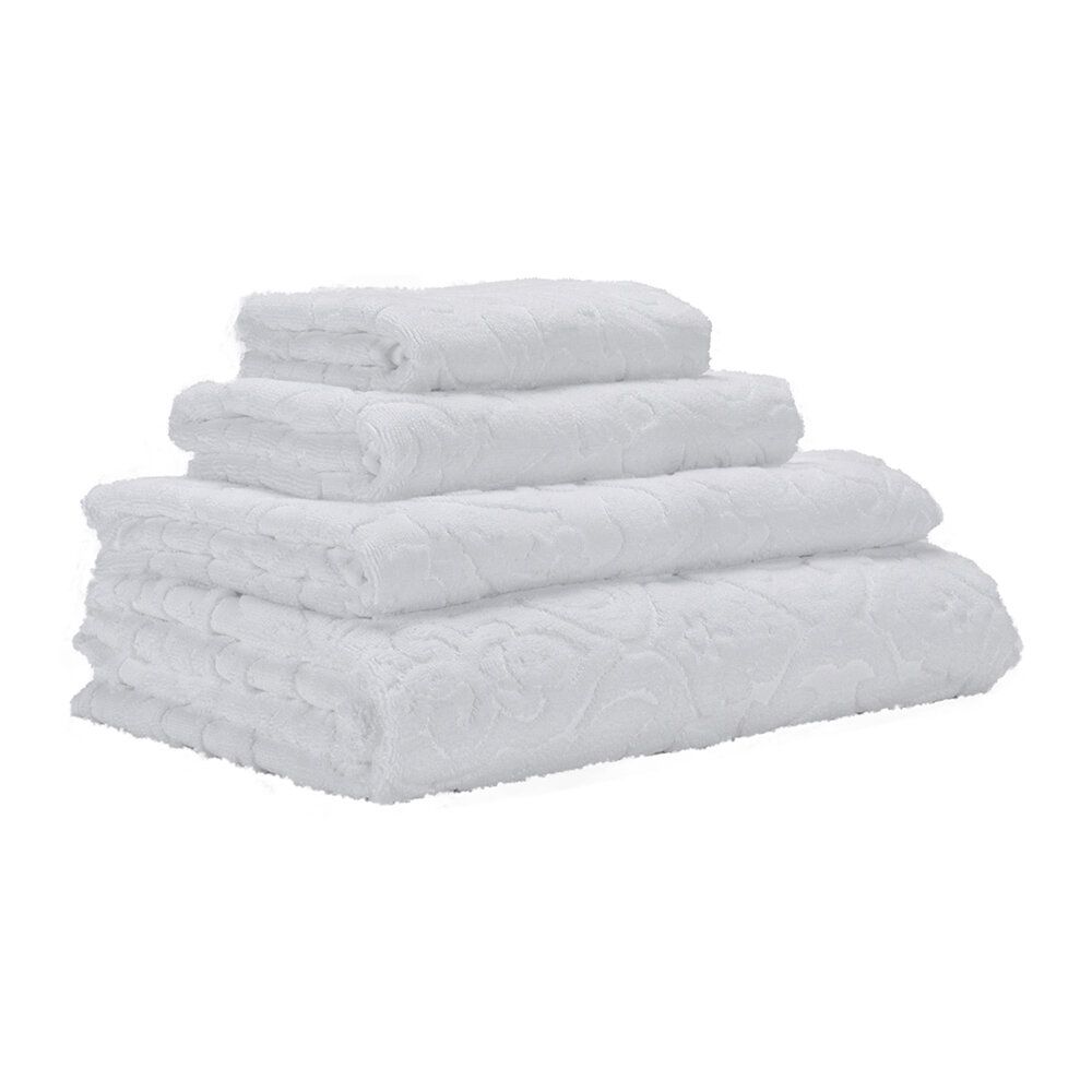 Abyss & Habidecor Gloria bílé ručníky z egyptské bavlny | 100 White, Velikost 40x75 cm