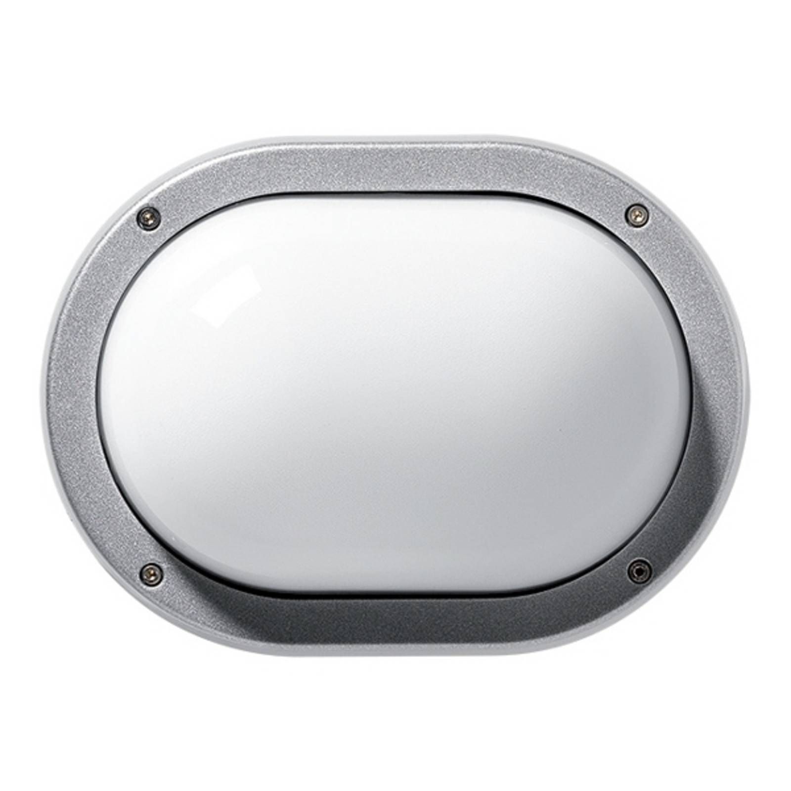 Performance in Lighting Praktické vonkajšie nástenné svietidlo EKO sivé, hliník, sklo, E27, 60W, P: 25.4 cm, L: 18.7 cm