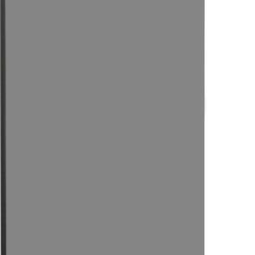 MEXEN/S - KIOTO Sprchová zástena WALK-IN 120x200 cm 8 mm, čierna, dymové sklo 800-120-101-70-40