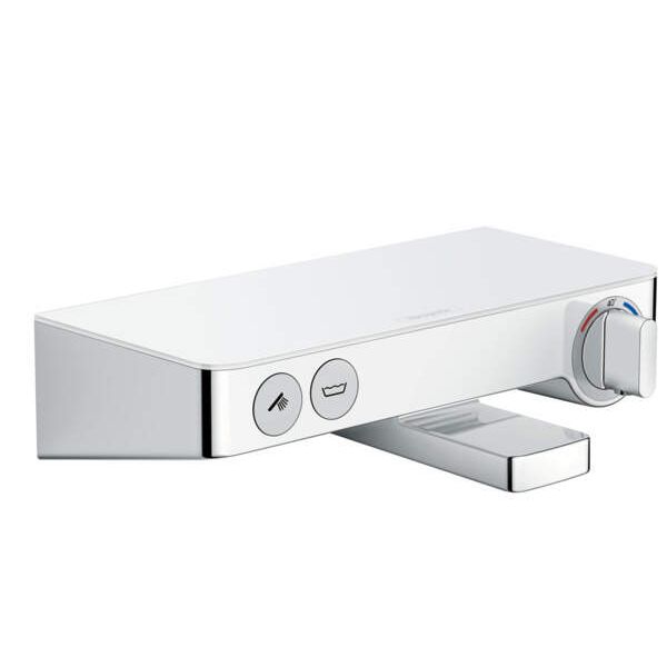 HansGrohe ShowerTablet Select - Termostatická vaňová batéria 300, biela/chróm 13151400