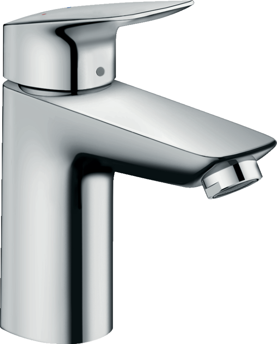 Hansgrohe Logis - Páková umývadlová batéria 100 LowFlow s odtokovou súpravou s tiahlom, chróm 71104000