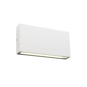 REDO 90384 KAMAL exteriérové nástenné svietidlo SMD LED 12W 780lm 4000K IP54 biela