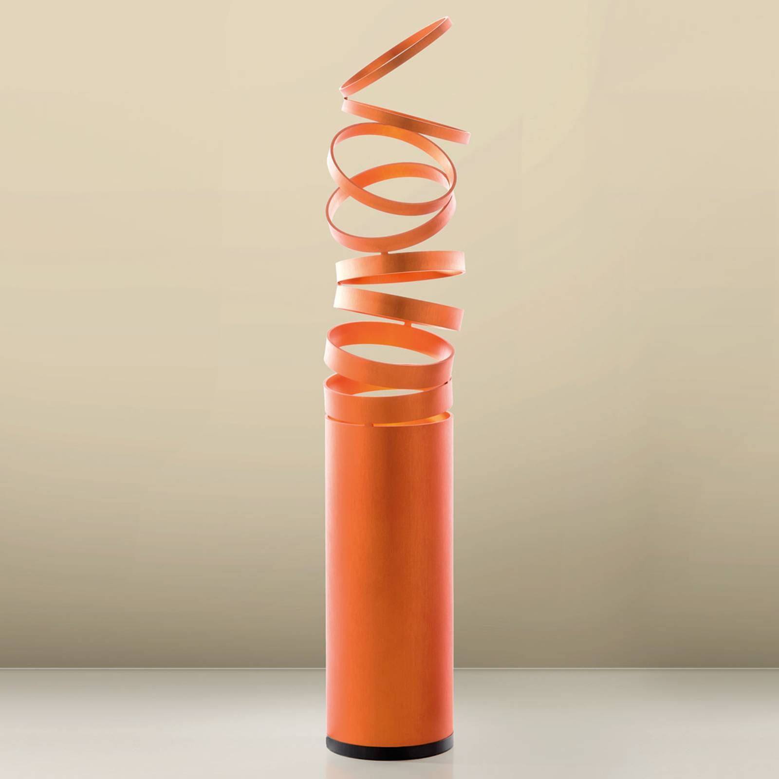 Artemide Stolná lampa Decomposé, oranžová, Obývacia izba / jedáleň, hliník, E27, 8W, K: 61cm