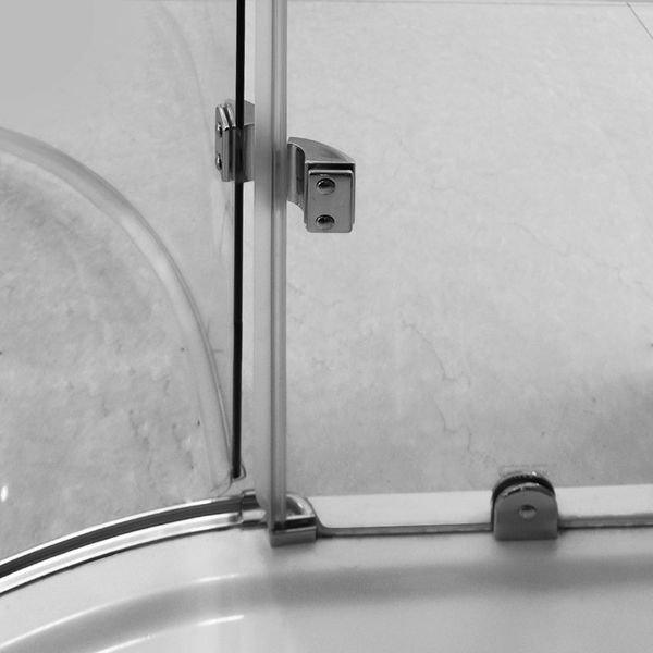 Aquatek - EXTRA S7 štvrťkruhový sprchový kút 90 x 90 číre sklo