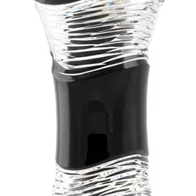 Krištáľová váza Poem, farba čierna, výška 305 mm
