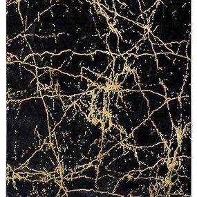 Kusový koberec Elite 4355 black/gold 80x150 cm