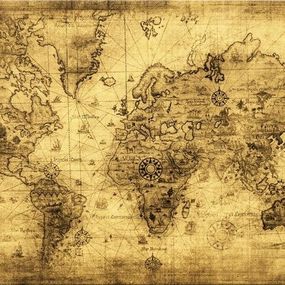 Obraz - Antická mapa sveta zs57