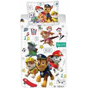 BrandMac · Obliečky do detskej postieľky Labková patrola - Paw Patrol - 100% bavlna - 40 x 60 cm + 100 x 135 cm