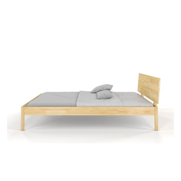 Dvojlôžková posteľ z borovicového dreva 180x200 cm v prírodnej farbe Ammer - Skandica