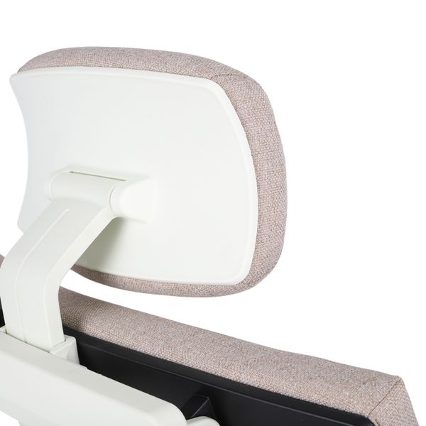 Kancelárska stolička s podrúčkami Mixerot WT HD - béžová / biela / chróm