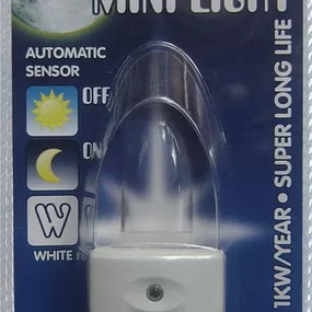 Prezent 1610 Mini Light LED orientačné osvetlenie do zásuvky (biele svetlo)