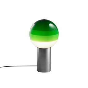 Marset MARSET Dipping Light M stolová lampa zelená/grafit, Obývacia izba / jedáleň, sklo, kov, 8.6W, K: 54cm