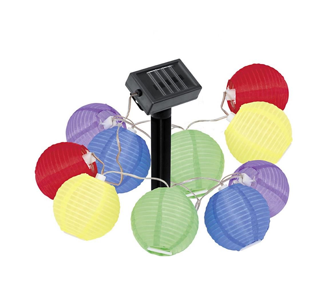 EGLO 47339 - Solárne záhradné svietidlo balónky 10xLED/0,075W