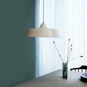 Dyberg Larsen Raw závesná lampa, biela, Obývacia izba / jedáleň, kov, E27, 20W, K: 30cm