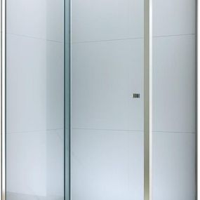 MEXEN/S - APIA sprchovací kút 100x70 cm, transparent, chróm 840-100-070-01-00