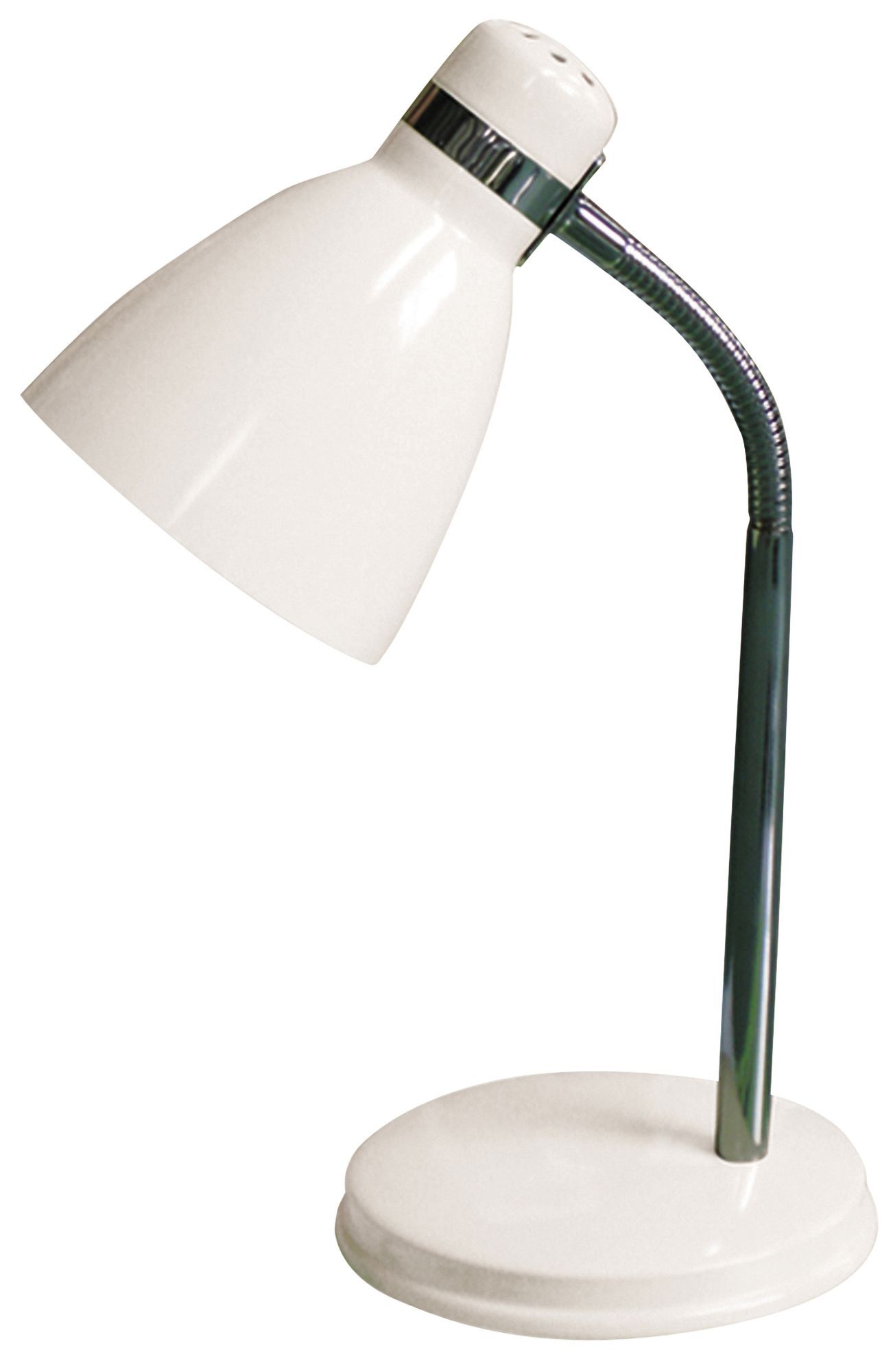 Stojanová lampa Patric 4205 (biela + chrómová)