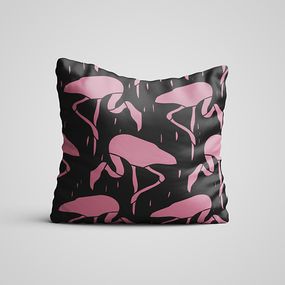 Šablóna Exotický Vankúš Fishing Flamingos STV015