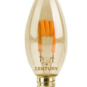 CENTURY LED TWIST FILAMENT SVÍČKA EPOCA DECO VINTAGE 2W E14 2700K 190Lm 360d 35x97mm IP20 CEN INVDM1-021427